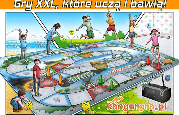 EKO GRY XXL dla dzieci OZE - czyste powietrze, energia, woda - ekologiczne gry