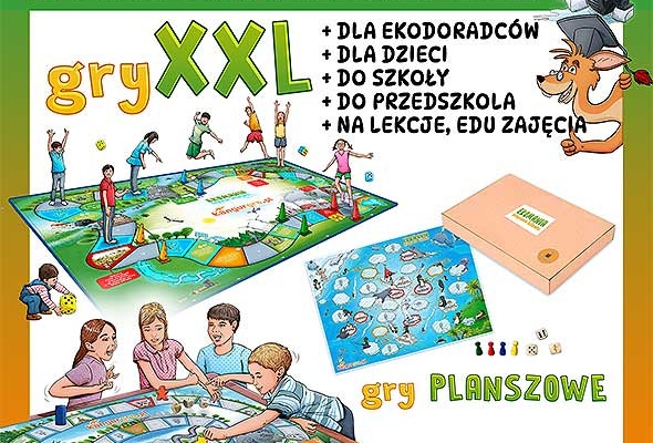 EKO GRY XXL dla dzieci OZE - czyste powietrze, energia, woda - ekologiczne gry