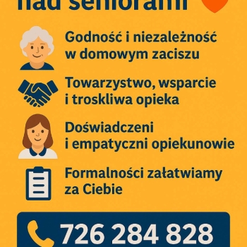 Opieka domowa nad seniorami Radom Całodobowo
